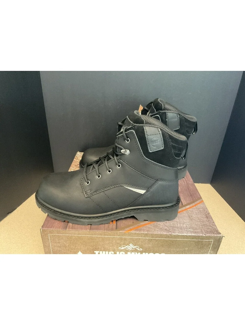New! HOSS Boot Company Carson 6 Inch Comp Toe Work Boots. Size 10.5-6E Wide.